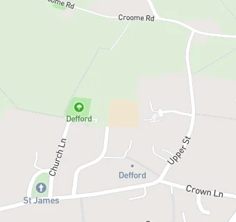 map for Defford-Cum-Besford CofE School