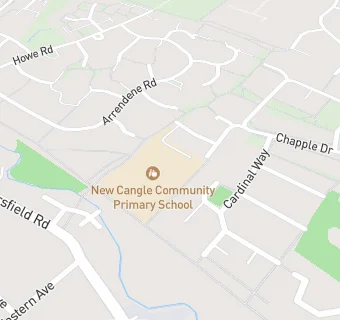 map for New Cangle Community Primary School