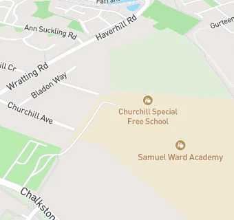 map for Samuel Ward Arts and Technology College