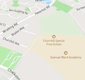 map for Caterlink at Samuel Ward Academy