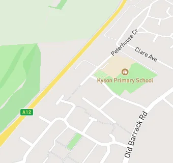 map for Kyson Primary School (Wrap Around Care)