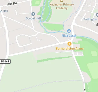 map for Barnardiston Arms