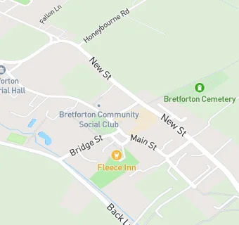 map for Bretforton Village School