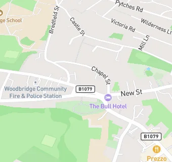 map for Hill House Hall