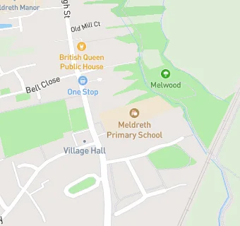 map for Meldreth Primary School