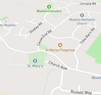 map for St Marys Church Hall