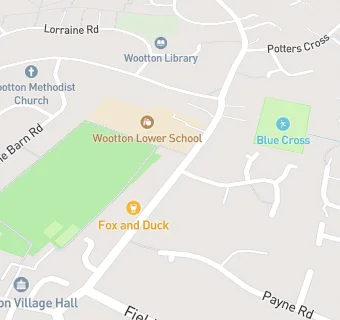 map for Caterlink at Wootton Lower School