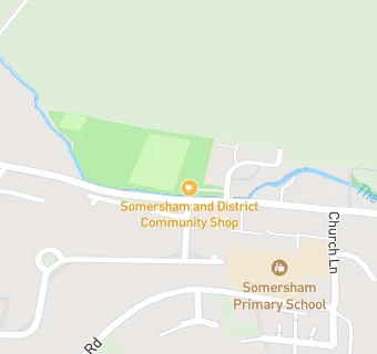 map for Somersham & District Community Shop