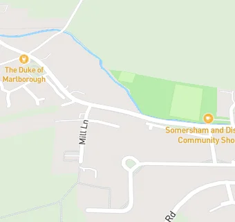 map for Somersham Sports & Social Club