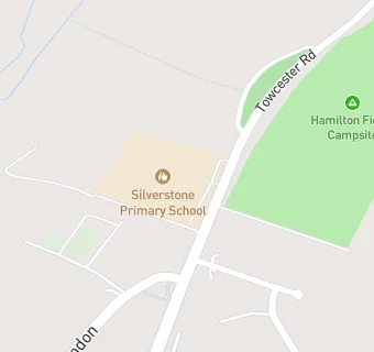 map for Silverstone Church of England Primary School