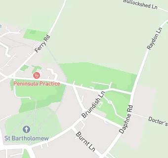 map for Orford Surgery