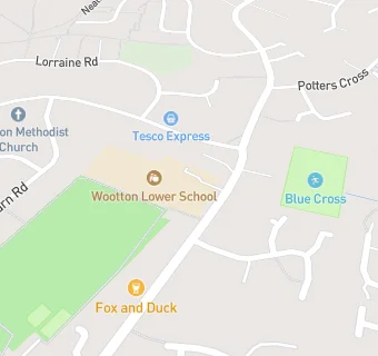 map for Wootton Lower School