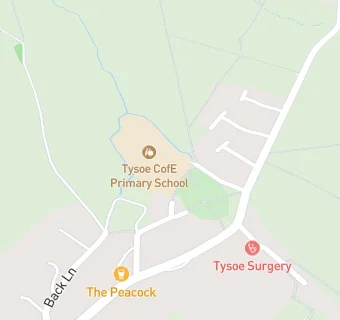 map for Tysoe CofE Primary School