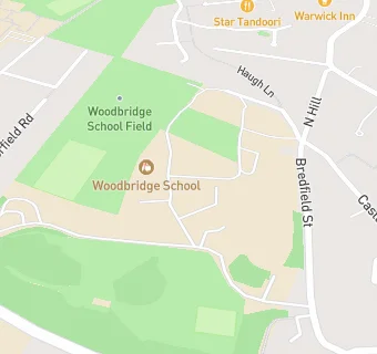 map for Woodbridge School