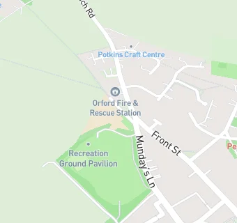 map for Orford CEVAP School Breakfast Club