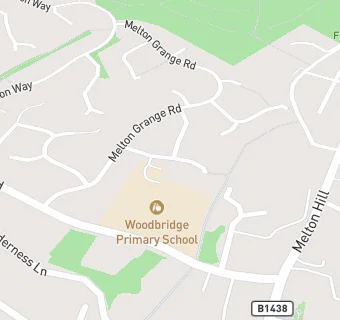 map for Woodbridge Primary School