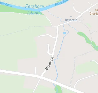 map for Clives's Of Cropthorne