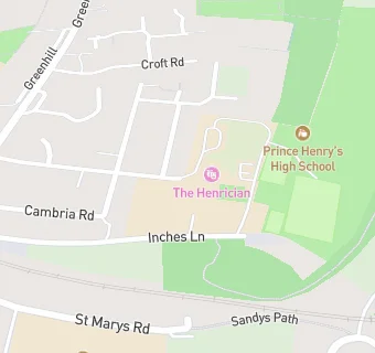 map for ABM Catering Ltd At Prince Henrys High School