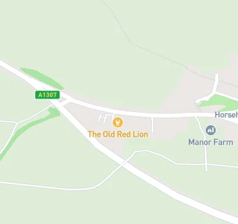 map for The Old Red Lion