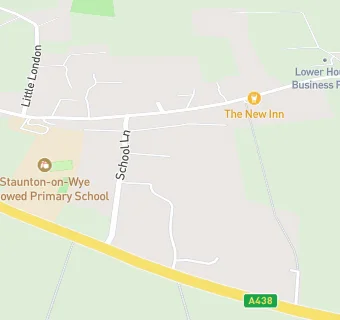 map for Staunton-on-Wye Endowed Primary School