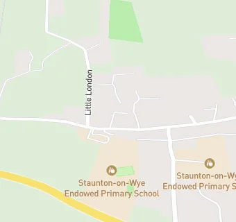 map for Staunton-On-Wye Surgery