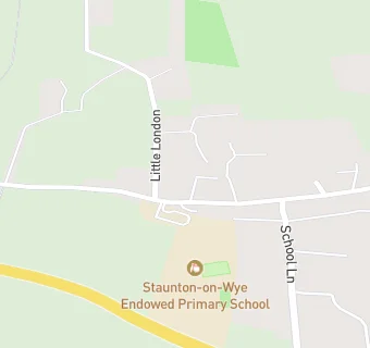 map for Staunton On Wye Pre-School