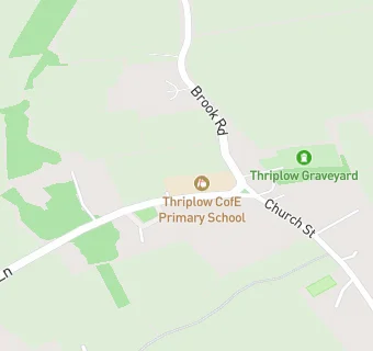 map for Thriplow CofE VA Primary School