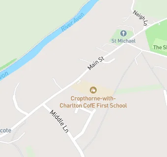 map for Cropthorne-with-Charlton CofE First School