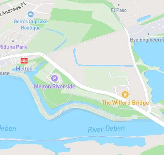 map for Wilford Bridge Inn