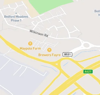 map for Brewers Fayre