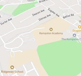 map for Kempston Academy