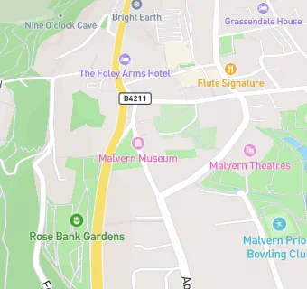 map for Abbey Hotel