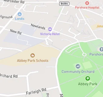 map for Abbey Park Middle School