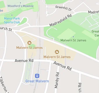 map for Malvern St James