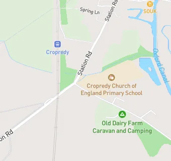 map for Cropredy Church of England Primary School