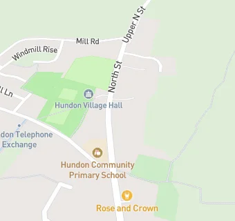 map for Vertas at Hundon Primary School