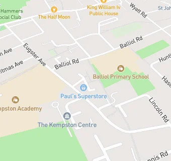 map for Pauls Supermarket