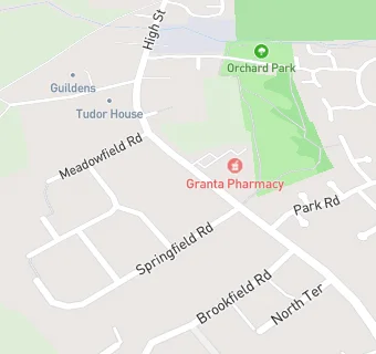 map for Granta Pharmacy