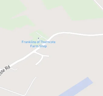 map for Franklins of Thorncote Farm Shop