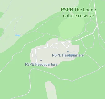 map for RSPB The Lodge