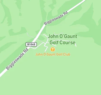 map for John O'Gaunt Golf Club