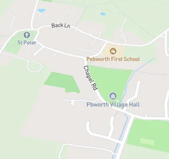 map for Pebworth Village Hall