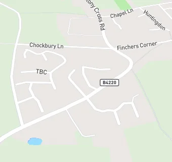 map for Cradley Surgery