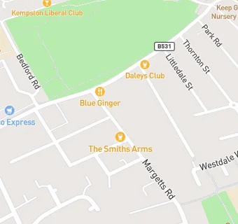 map for Kempston coffee house @ the smiths arms