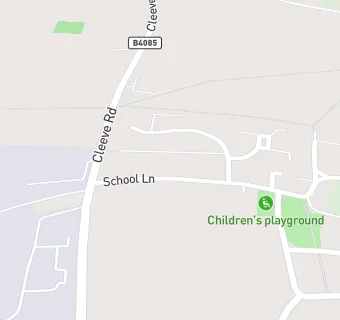 map for Littletons Village Hall