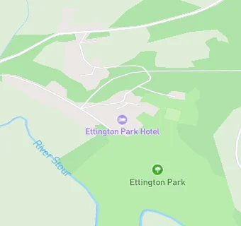 map for Ettington Park Hotel