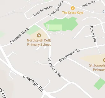 map for Malvern Catering Services At Northleigh Primary School