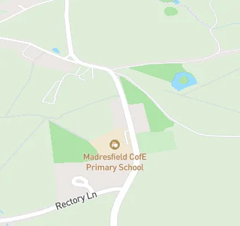 map for Madresfield Early Years Centre