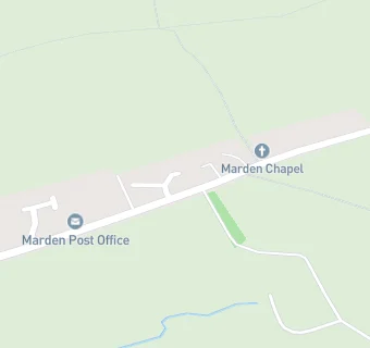 map for Marden Post Office & Stores