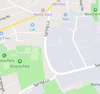 map for Malvern Rugby Football Club